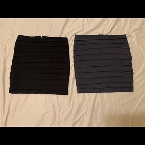 Ribbed pencil skirts medium bundle